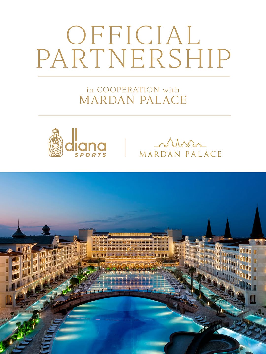 ENGLISH A new chapter begins in Antalya sports tourism. Diana Sports is proud to announce its official partnership with Mardan Palace in coo…