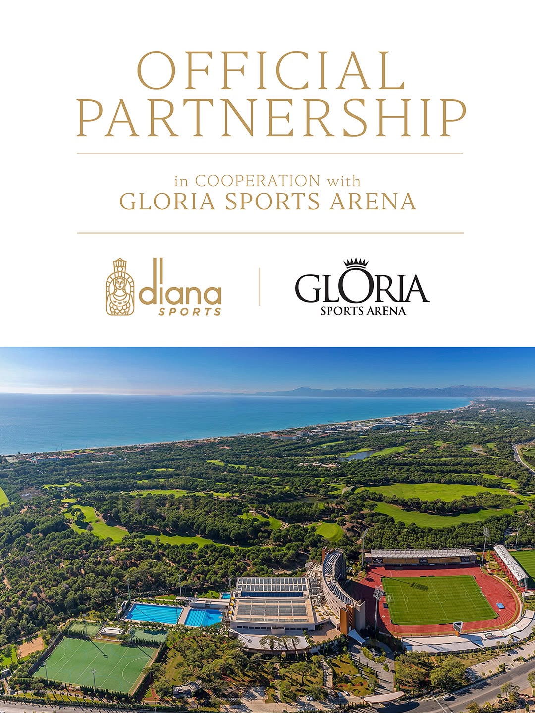 ENGLISH Official Partnership Announcement Diana Sports is proud to announce its official partnership with Gloria Hotels and Gloria Sports Ar…